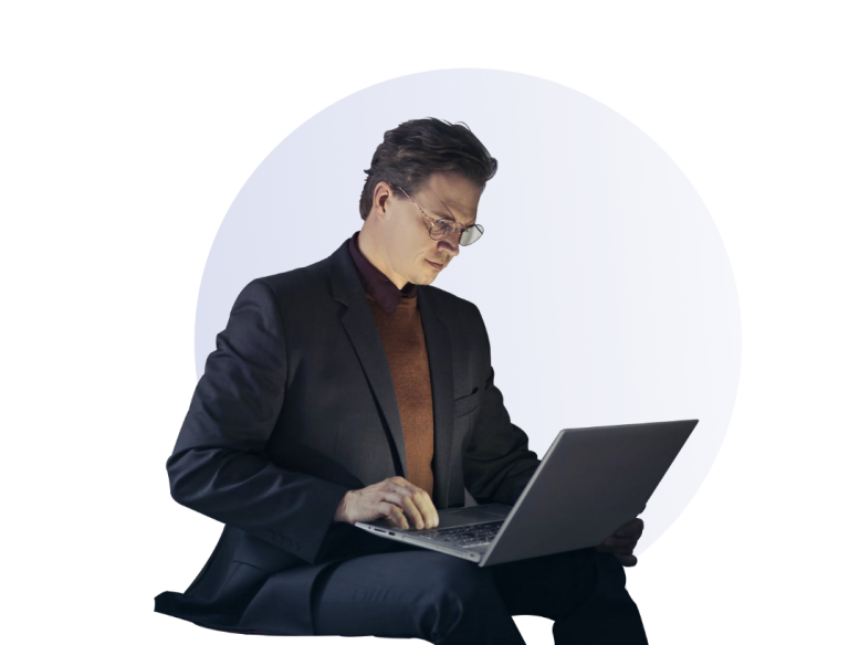 sitting-man