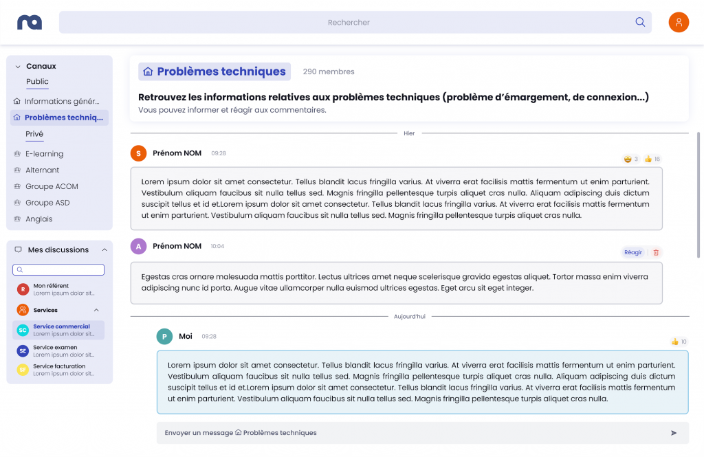 messagerie instantanée avantages de la formation en ligne
